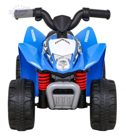 Quad Honda 250X TRX na akumulator Niebieski + Klakson + LED + Ekoskóra Quad Honda 250X TRX na akumulator Niebieski + Klakson + LED + Ekoskóra