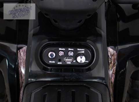 Quad Storm na akumulator dla dzieci Czarny + Silnik 25W + MP3 USB + LED Quad Storm na akumulator dla dzieci Czarny + Silnik 25W + MP3 USB + LED