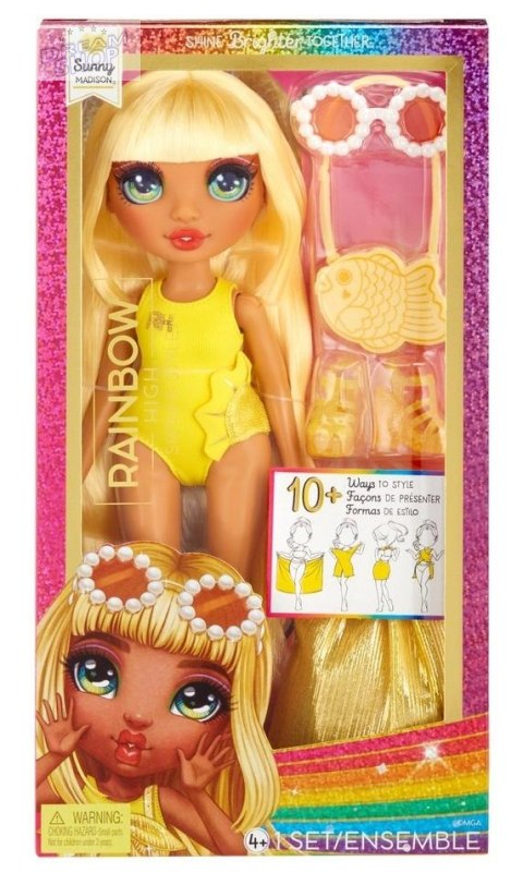 Rainbow High Swim&Style Fashion Doll - Sunny Rainbow High Swim&Style Fashion Doll - Sunny