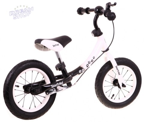 Rowerek biegowy dla dzieci Boomerang SporTrike Biały Nauki jazdy + Zmienny układ ramy Rowerek biegowy dla dzieci Boomerang SporTrike Biały Nauki jazdy + Zmienny układ ramy