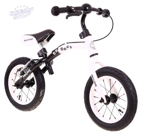Rowerek biegowy dla dzieci Boomerang SporTrike Biały Nauki jazdy + Zmienny układ ramy Rowerek biegowy dla dzieci Boomerang SporTrike Biały Nauki jazdy + Zmienny układ ramy