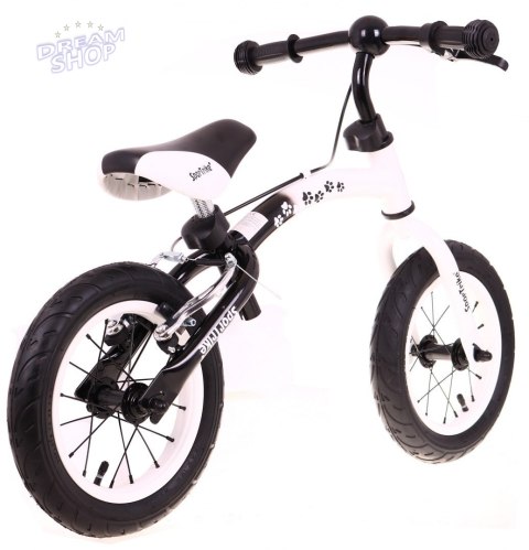 Rowerek biegowy dla dzieci Boomerang SporTrike Biały Nauki jazdy + Zmienny układ ramy Rowerek biegowy dla dzieci Boomerang SporTrike Biały Nauki jazdy + Zmienny układ ramy