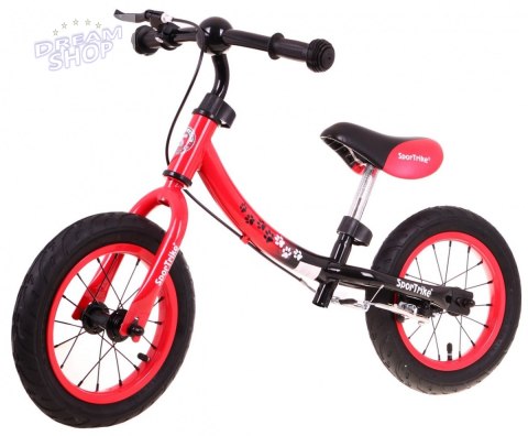 Rowerek biegowy dla dzieci Boomerang SporTrike Czerwony Nauki jazdy + Zmienny układ ramy Rowerek biegowy dla dzieci Boomerang SporTrike Czerwony Nauki jazdy + Zmienny układ ramy