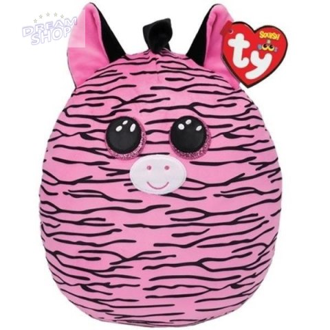 Squish-a-Boos Zoey rózowa zebra 30 cm