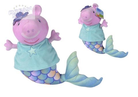 Świnka Peppa Maskotka pluszowa Peppa Syrena 30 cm