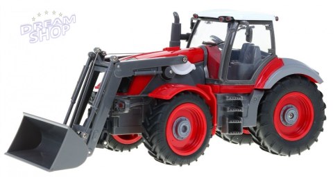 Traktor z koparką i przyczepą dla dzieci 3+ Zdalnie sterowany + Ruchome elementy Czerwono-zielony Traktor z koparką i przyczepą dla dzieci 3+ Zdalnie sterowany + Ruchome elementy Czerwono-zielony
