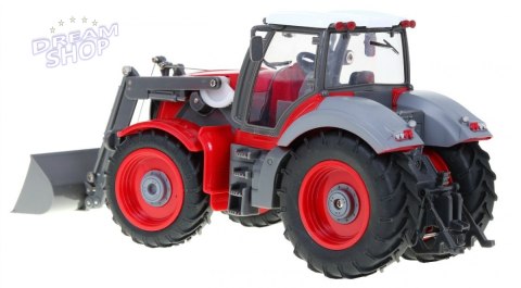 Traktor z koparką i przyczepą dla dzieci 3+ Zdalnie sterowany + Ruchome elementy Czerwono-zielony Traktor z koparką i przyczepą dla dzieci 3+ Zdalnie sterowany + Ruchome elementy Czerwono-zielony
