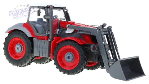 Traktor z koparką i przyczepą dla dzieci 3+ Zdalnie sterowany + Ruchome elementy Czerwono-zielony Traktor z koparką i przyczepą dla dzieci 3+ Zdalnie sterowany + Ruchome elementy Czerwono-zielony