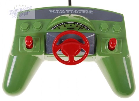 Traktor z koparką i przyczepą dla dzieci 3+ Zdalnie sterowany + Ruchome elementy Czerwono-zielony Traktor z koparką i przyczepą dla dzieci 3+ Zdalnie sterowany + Ruchome elementy Czerwono-zielony
