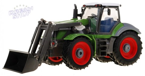 Traktor z koparką i przyczepą dla dzieci 3+ Zdalnie sterowany + Ruchome elementy Zielono-czerwony Traktor z koparką i przyczepą dla dzieci 3+ Zdalnie sterowany + Ruchome elementy Zielono-czerwony