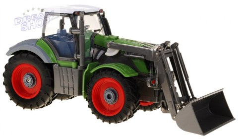 Traktor z koparką i przyczepą dla dzieci 3+ Zdalnie sterowany + Ruchome elementy Zielono-czerwony Traktor z koparką i przyczepą dla dzieci 3+ Zdalnie sterowany + Ruchome elementy Zielono-czerwony