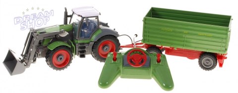 Traktor z koparką i przyczepą dla dzieci 3+ Zdalnie sterowany + Ruchome elementy Zielony Traktor z koparką i przyczepą dla dzieci 3+ Zdalnie sterowany + Ruchome elementy Zielony