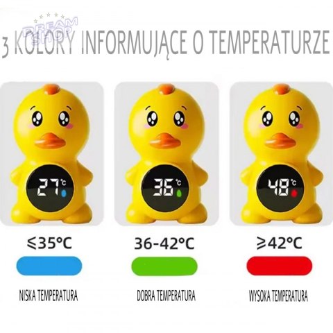 WOOPIE Termometr do Mierzenia Temperatury Wody Kaczuszka WOOPIE Termometr do Mierzenia Temperatury Wody Kaczuszka