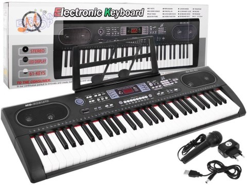 Wielofunkcyjny Keyboard dla dzieci 5+ Zestaw muzyczny Mikrofon Taktomierz - model nr 603 Wielofunkcyjny Keyboard dla dzieci 5+ Zestaw muzyczny Mikrofon Taktomierz - model nr 603