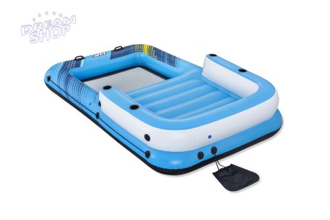 Wyspa do pływania 4-osobowy Materac 305x186x58cm BESTWAY + Daszek + Siateczkowe dno Wyspa do pływania 4-osobowy Materac 305x186x58cm BESTWAY + Daszek + Siateczkowe dno
