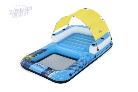 Wyspa do pływania 4-osobowy Materac 305x186x58cm BESTWAY + Daszek + Siateczkowe dno Wyspa do pływania 4-osobowy Materac 305x186x58cm BESTWAY + Daszek + Siateczkowe dno