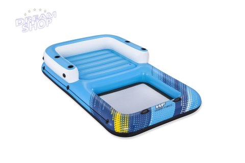 Wyspa do pływania 4-osobowy Materac 305x186x58cm BESTWAY + Daszek + Siateczkowe dno Wyspa do pływania 4-osobowy Materac 305x186x58cm BESTWAY + Daszek + Siateczkowe dno