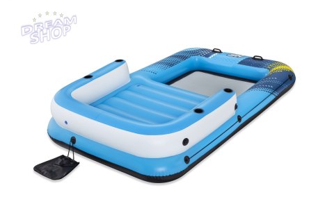 Wyspa do pływania 4-osobowy Materac 305x186x58cm BESTWAY + Daszek + Siateczkowe dno Wyspa do pływania 4-osobowy Materac 305x186x58cm BESTWAY + Daszek + Siateczkowe dno