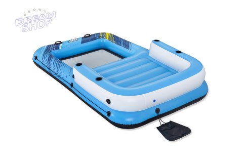Wyspa do pływania 4-osobowy Materac 305x186x58cm BESTWAY + Daszek + Siateczkowe dno Wyspa do pływania 4-osobowy Materac 305x186x58cm BESTWAY + Daszek + Siateczkowe dno