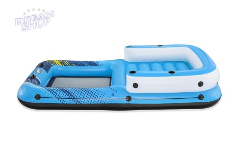 Wyspa do pływania 4-osobowy Materac 305x186x58cm BESTWAY + Daszek + Siateczkowe dno Wyspa do pływania 4-osobowy Materac 305x186x58cm BESTWAY + Daszek + Siateczkowe dno