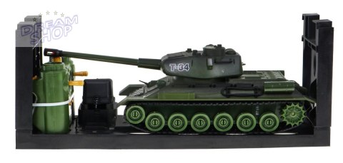 Zdalnie sterowane 2 czołgi T-34 vs Tiger dla dzieci 3+ Strzelające modele + Wielka Bitwa Czołgów Zdalnie sterowane 2 czołgi T-34 vs Tiger dla dzieci 3+ Strzelające modele + Wielka Bitwa Czołgów