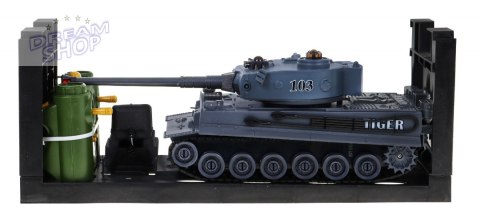 Zdalnie sterowane 2 czołgi T-34 vs Tiger dla dzieci 3+ Strzelające modele + Wielka Bitwa Czołgów Zdalnie sterowane 2 czołgi T-34 vs Tiger dla dzieci 3+ Strzelające modele + Wielka Bitwa Czołgów