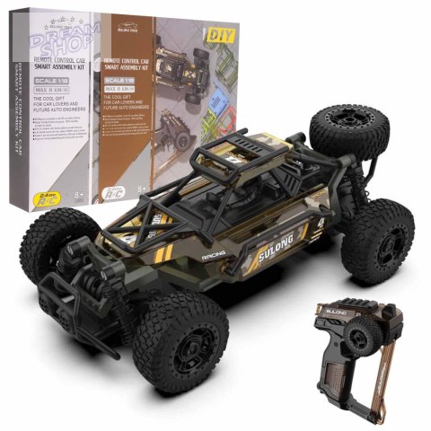 Zdalnie sterowany Crawler SULONG dla dzieci 8+ Model 1:18 + Pilot 2,4 GHz + Gumowe opony Zdalnie sterowany Crawler SULONG dla dzieci 8+ Model 1:18 + Pilot 2,4 GHz + Gumowe opony