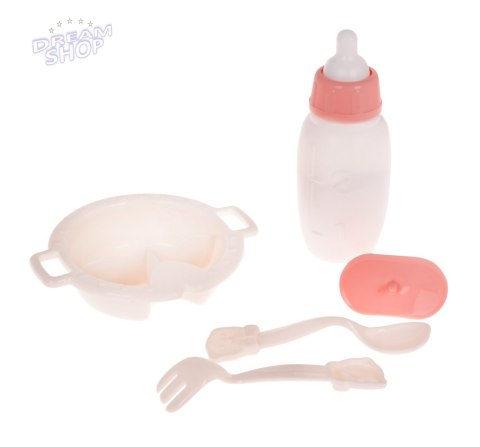Zestaw do Karmienia Lalek dla dzieci 3+ Krzesełko do karmienia + Akcesoria 7 el. Zestaw do Karmienia Lalek dla dzieci 3+ Krzesełko do karmienia + Akcesoria 7 el.