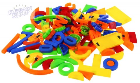 Zestaw kolorowych Magnesów dla dzieci 3+ Zabawka edukacyjna + Cyferki Literki Figury Linie 128 el. Zestaw kolorowych Magnesów dla dzieci 3+ Zabawka edukacyjna + Cyferki Literki Figury Linie 128 el.
