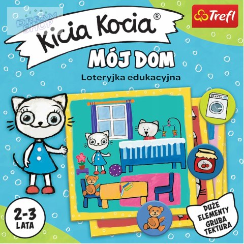 Gra planszowa Kicia Kocia mój dom dla maluchów Trefl 02055 Gra planszowa Kicia Kocia mój dom dla maluchów Trefl 02055