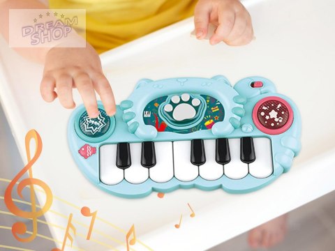 Interaktywne Organki Kolorowa Zabawka muzyczna dla dziecka IN0177 Interaktywne Organki Kolorowa Zabawka muzyczna dla dziecka IN0177