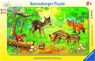 Puzzle 15 Leśne zwierzęta
