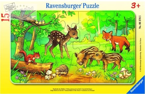 Puzzle 15 Leśne zwierzęta Puzzle 15 Leśne zwierzęta