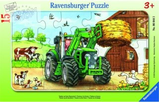 Puzzle 15 Traktor na polu