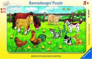 Puzzle 15 Zwierzęta domowe