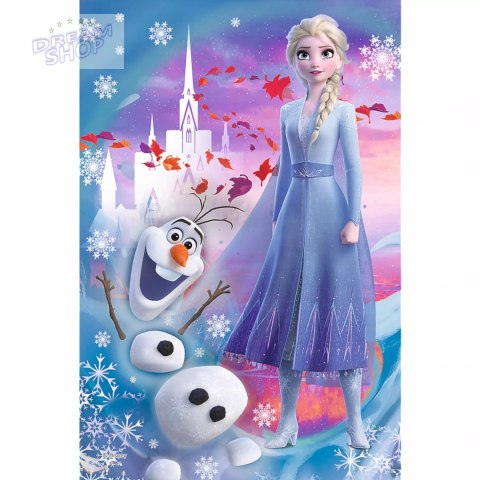 Puzzle 54 mini Frozen Kraina Lodu Elsa i Olaf 54 elementy Trefl 19640 Puzzle 54 mini Frozen Kraina Lodu Elsa i Olaf 54 elementy Trefl 19640