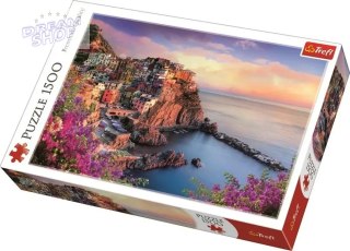 Puzzle Widok na miasteczko Manarola Włochy 1500 elementów Trefl 26137