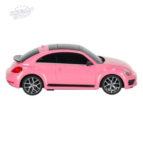 Samochód zdalnie sterowany Rastar 76200 Volkswagen Beetle 1:24 różowy Samochód zdalnie sterowany Rastar 76200 Volkswagen Beetle 1:24 różowy