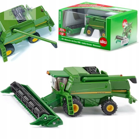 Siku Farmer Kombajn John Deere 9680i metal model 1:87 S1876 Siku Farmer Kombajn John Deere 9680i metal model 1:87 S1876