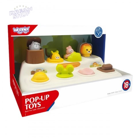 WOOPIE BABY Zabawka Edukacyjna Wyskakujące Zwierzątka ZOO Pop Up WOOPIE BABY Zabawka Edukacyjna Wyskakujące Zwierzątka ZOO Pop Up