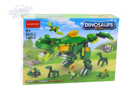 Zestaw klocków dinozaur 160el Zestaw klocków dinozaur 160el