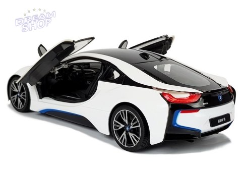 Auto RC 1:14 BMW I8 białe Auto RC 1:14 BMW I8 białe