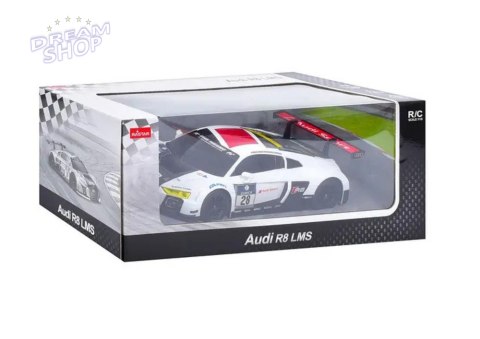 Auto RC 1:18 Audi R8 LMS białe Auto RC 1:18 Audi R8 LMS białe