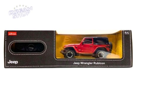 Auto RC 1:24 Jeep Wrangler czerwone Auto RC 1:24 Jeep Wrangler czerwone