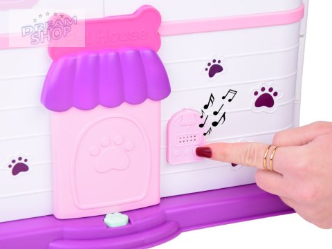 Domek rozkładany dla zwierząt Pet house zestaw z figurkami akces ZA5420 Domek rozkładany dla zwierząt Pet house zestaw z figurkami akces ZA5420