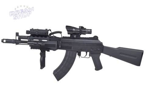 Duży realistyczny Karabin automatyczny AK na kulki wodne akumulator ZA3354