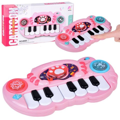 Interaktywne Organki Kolorowa Zabawka muzyczna dla dziecka IN0177 Interaktywne Organki Kolorowa Zabawka muzyczna dla dziecka IN0177