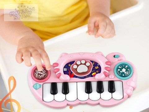 Interaktywne Organki Kolorowa Zabawka muzyczna dla dziecka IN0177 Interaktywne Organki Kolorowa Zabawka muzyczna dla dziecka IN0177