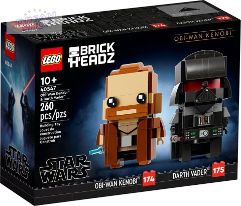 LEGO 40547 BrickHeadz Obi-Wan Kenobi i Darth V LEGO 40547 BrickHeadz Obi-Wan Kenobi i Darth V