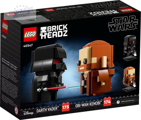 LEGO 40547 BrickHeadz Obi-Wan Kenobi i Darth V LEGO 40547 BrickHeadz Obi-Wan Kenobi i Darth V